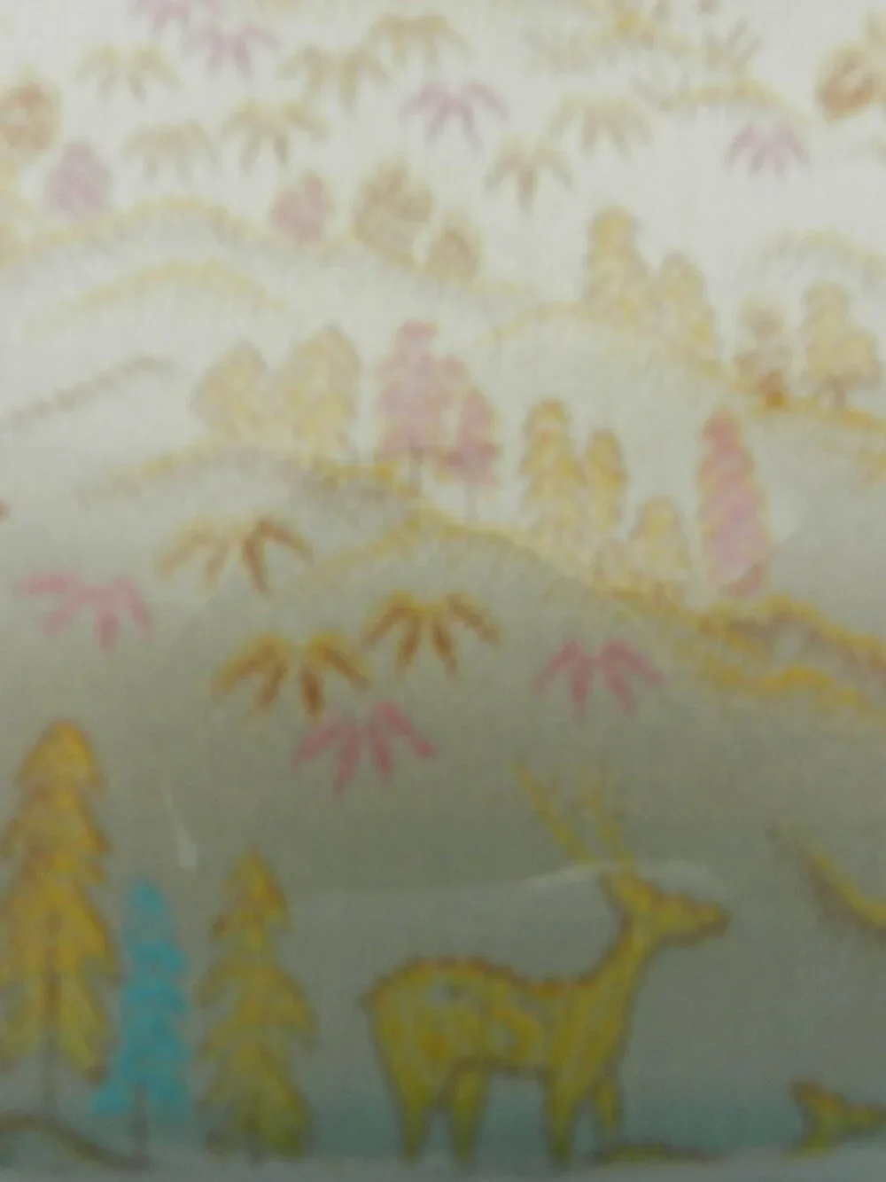 Kyoto Traditional Long wallet Classic Deer landscape Brocade made in Japan NEW